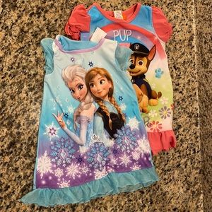 Disney nightgowns 2T, little girl